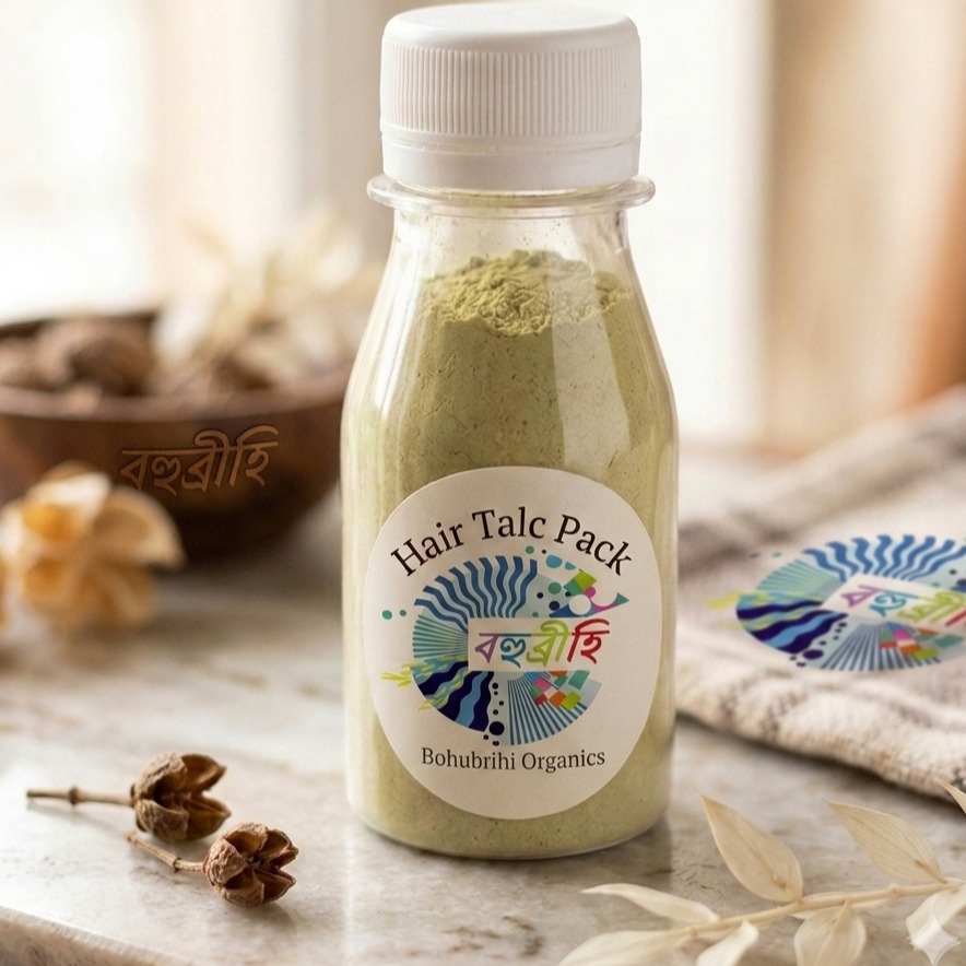 Hair talc pack 
