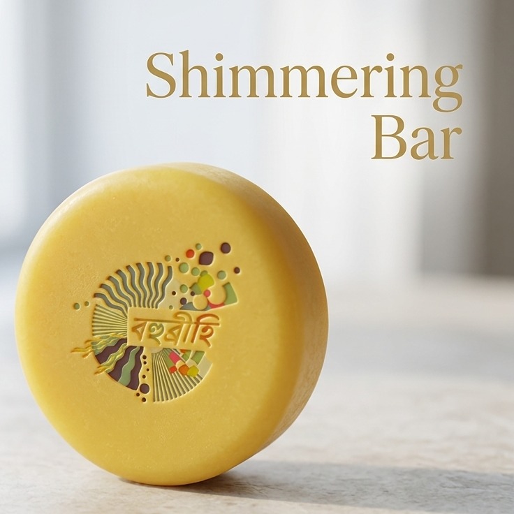Shimmering soap 